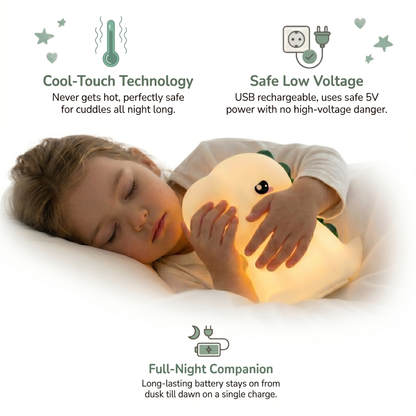 Squishy Dino Night Lamp