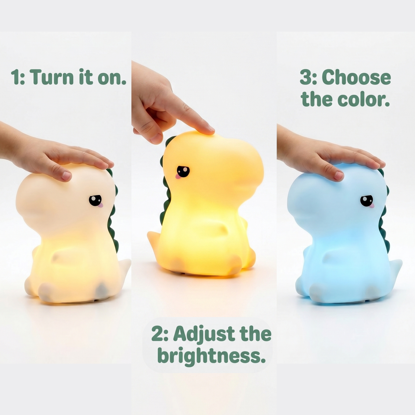 Squishy Dino Night Lamp