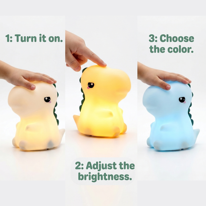 Squishy Dino Night Lamp